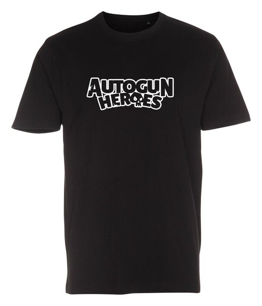 Autogun Heroes OUTLINE T-shirt black