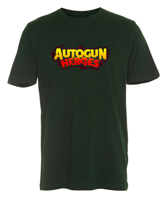 Autogun Heroes LOGO T-shirt bottle green